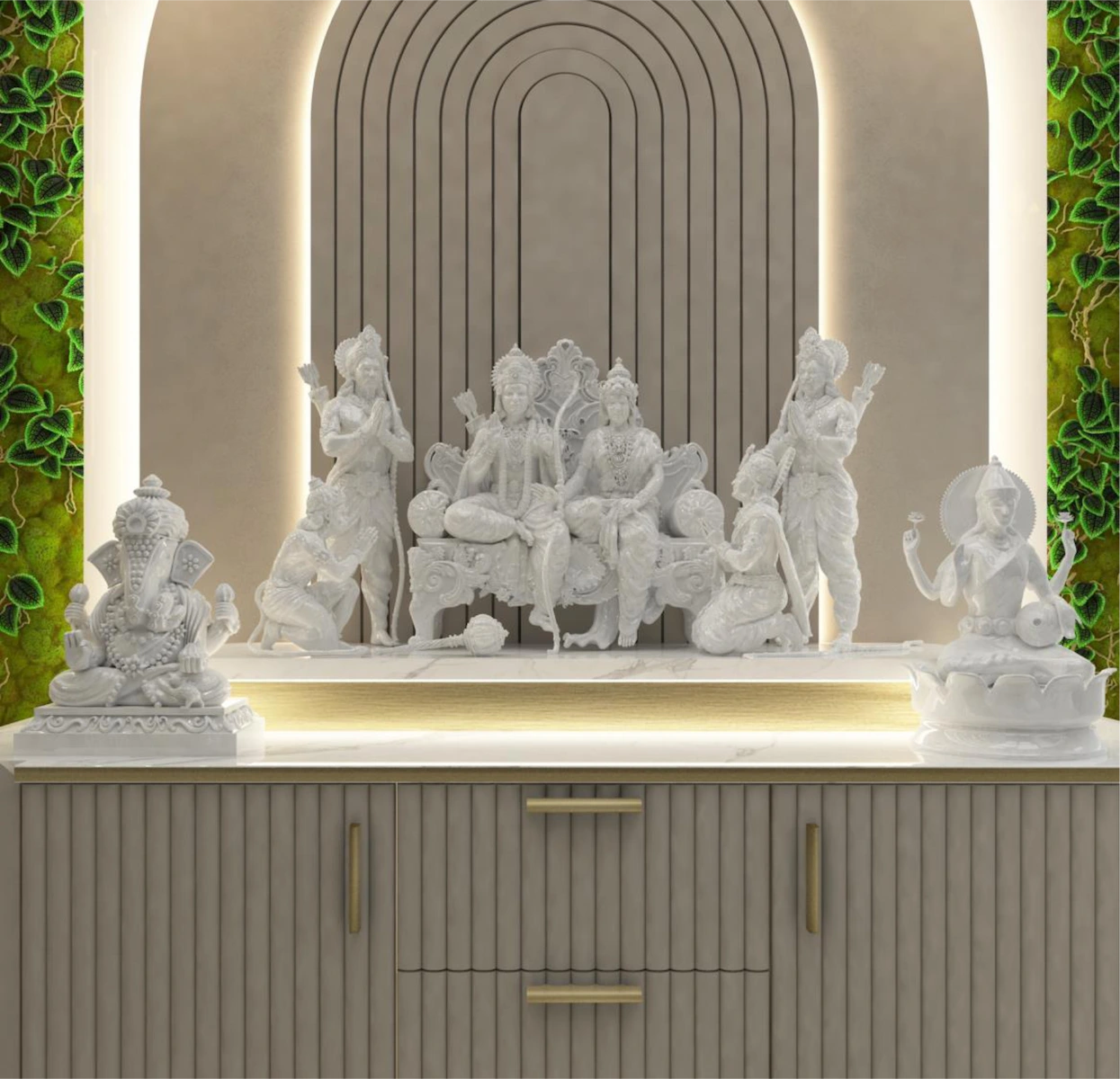 Home Mandir Architect Emerald Hills